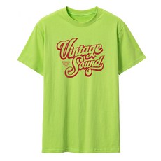 언탭트 빈티지 베이직 반팔 오버핏 빅사이즈 통기성 티셔츠