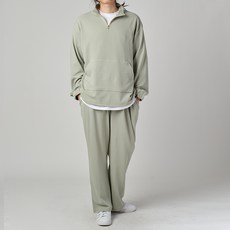 하이후 남성용 이지 심플 스트링 반집업 + 더블팬츠 세트 HE1024