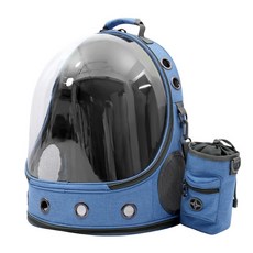 寵物外出後背太空包, 藍色