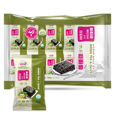 Ibanjang 綠茶橄欖油礦泉海苔, 4g, 40個