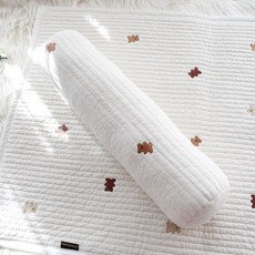 DALKOMBABY 刺繡羅紋長型抱枕