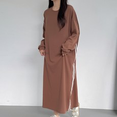 봉봉스토리 베론 사이드 롱 원피스 임부복
