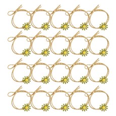 디멜디 여성용 플라워 헤어고무줄 20p