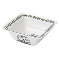 Portmeirion Botanic Garden 方形碗 16.5cm, 1個, 隨機出貨