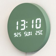 FLaiTO Moonclock 室內裝飾 LED 壁鐘 19.5cm, 卡其色