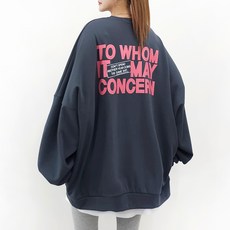 Sweet Pink 女性Worry大尺碼長袖大學T