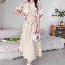 봉봉스토리 통하는 허리밴딩 임산부 원피스