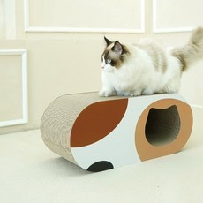 REDPUPPY 貓咪 Nekoya 法國長棍麵包貓抓屋, 1個, 單一顏色