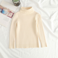 ORANGEDAMOM 兒童羅紋高領針織衫