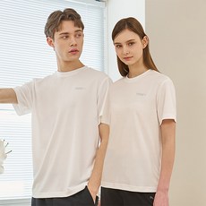 PUMA BODYWEAR 男女通用 Air Dry 基本款居家服短袖T恤, 白色