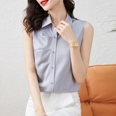 LUNA GIRL 女性Wellin無袖襯衫 L24SMST031410