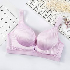 柔軟直條紋孕婦哺乳內衣