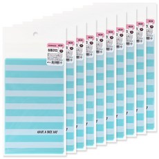 포포팬시 접착식 PE 포장 봉투 대 130 x 200 mm 5p, 심플라인, 10개