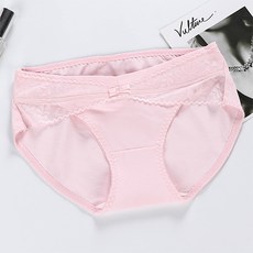 荷葉邊蕾絲低腰孕婦內褲