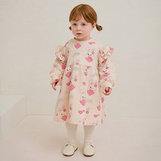 milkmile 兒童愛心兔兔洋裝