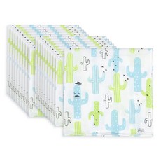 OYBY 棉質仙人掌印花手帕 20入