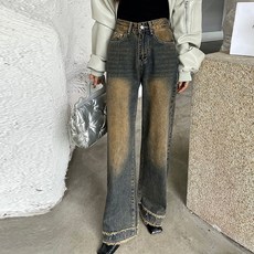 여성용 시니쳐 청바지