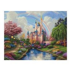 iLovePainting DIY 寶石十字繡 夢想宮殿, 混合色, 1個