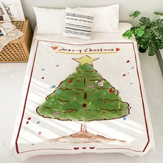 Atihome 法蘭絨聖誕保暖毯