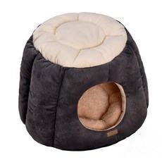 반려동물 동굴 숨숨하우스, 그레이, 1개