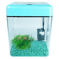 Rora Pet 壓克力方形LED魚缸, 翡翠薄荷