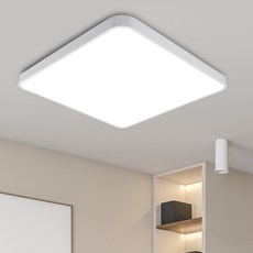 Meliving LED 三星晶片 正方形 簡約房間燈 60W, 白色 + 白光