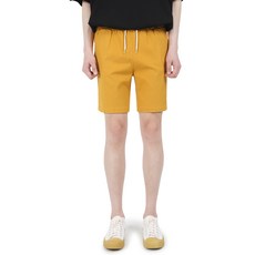 DAKUANG 男款亞麻綁帶5分短褲 D05N6_ph2788