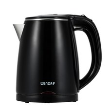 WINTECH Winsef雙層隔熱感性電熱水壺 黑色, WTK-1011B