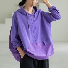 andstyle 女款 Luani 連帽寬鬆 T 恤 260313