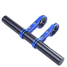 메이크스피드 듀얼카본 자전거핸들 확장거치대, 블루, 1개