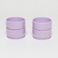 Awakensense 馬卡龍醬料碗, 4個, 丁香紫色