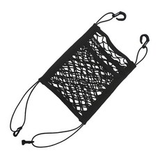 DING DONG PET 寵物雙口袋安全網, 黑色, 1個