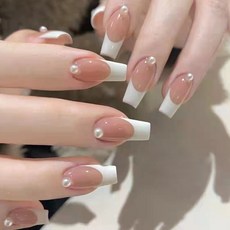 마켓감성 클리어 러브 네일팁, no 23, 3개