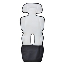 MOMNOKO 雙面薄款推車座墊, 黑色, 1入