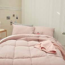 SIMPLUX 素色衍縫柔軟生物水洗寢具組