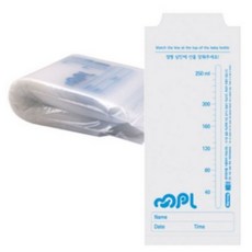 奶瓶用奶粉塑膠儲存袋 250ml 100入, 單色, 3包