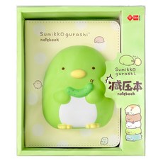 O-ON 可愛立體角色迷你日記本, 綠色