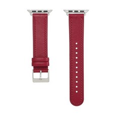 Lloyd 智慧手錶 高級皮革錶帶 LL2S21800P, 紅絲絨 + 銀色連接器