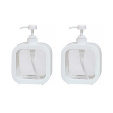 按壓式透明分裝瓶, 混色, 2個