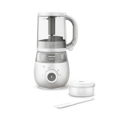 PHILIPS 飛利浦 Avent 4合1嬰兒食品調理機 白色, SCF883/01
