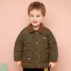 mollimelli 兒童方形縫線鋪棉絎縫外套