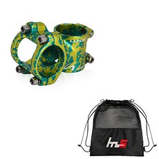 나야스타일 자전거 스템 31.8 x 35 mm + 전용 파우치 세트 CYYP-92-3PU, 그린(스템), 1세트