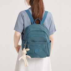 ADDEDIT 女用 Cindy 後揹包 + 配件, BLUE(後背包), 隨機出貨(配件)