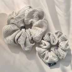 ROSICLER 鏤空蕾絲大腸髮圈2件組