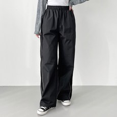jalbba jean 女款尼龍防風下擺可調雙線長褲