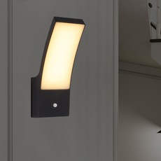 Meliving DS 馬蒂斯壁燈 感應燈 LED18W 低頻閃, 1個, 黑色 + 燈泡色