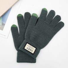 해피제이 터치 와플 장갑 세트 양손착용