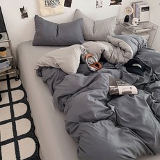unheve 舒眠被套, B 灰色