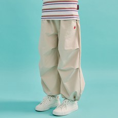 비버리힐스폴로클럽 아동용 파라 슈트 와이드핏 조거팬츠