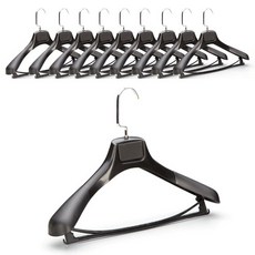 LIENO 加寬西裝衣架, 10個, 混合色